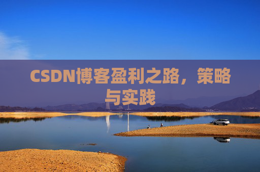 CSDN博客盈利之路，策略与实践